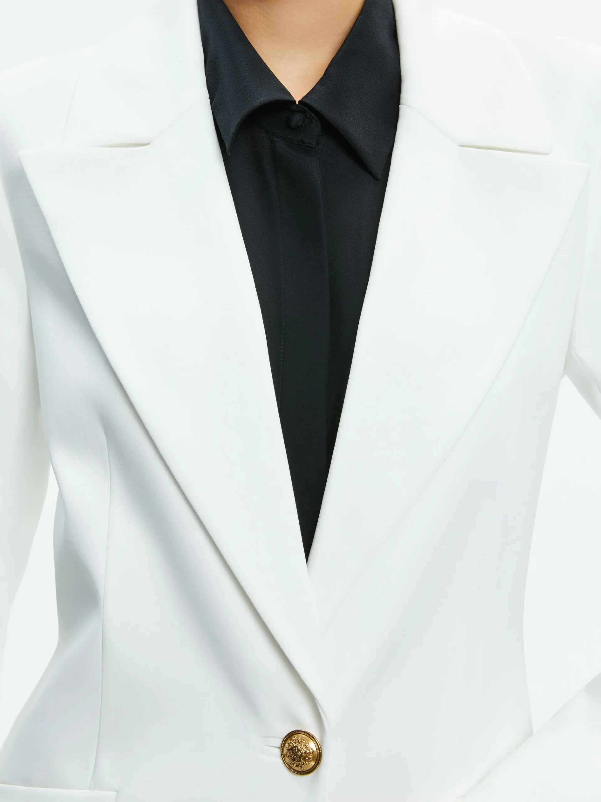 Alice and Olivia STACEY'S FAVORITES|ESSENTIALS*THEO NOTCH COLLAR COAT