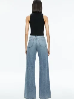 Alice and Olivia ESSENTIALS|TOPS*TONITA RIBBED TANK