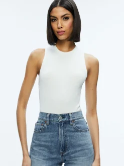 Alice and Olivia STACEY'S FAVORITES|ESSENTIALS*TONITA RIBBED TANK