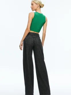 Alice and Olivia ESSENTIALS|SWEATERS*TONITA RIBBED TANK