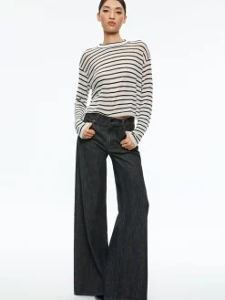 Alice and Olivia JEAN SHOP|JEANS*TRISH MID RISE BAGGY JEAN
