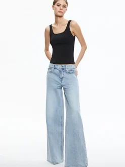 Alice and Olivia JEAN SHOP|JEANS*TRISH MID RISE BAGGY JEAN
