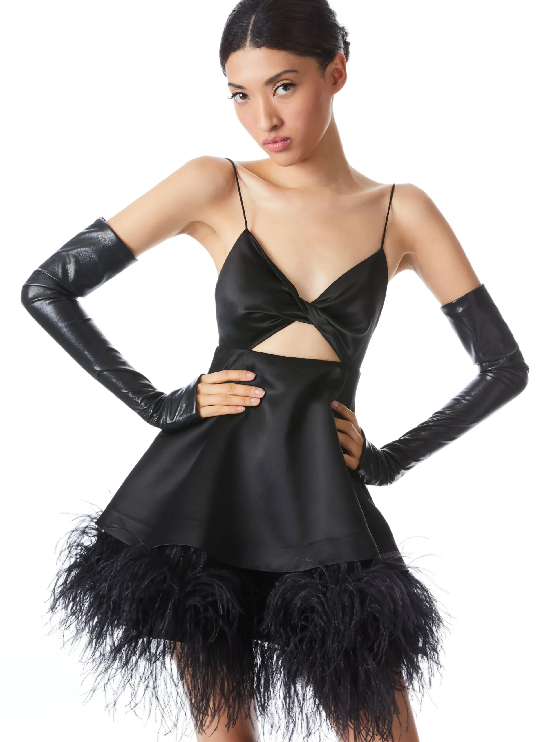 Alice and Olivia VALENTINE'S DAY EDIT|ACCESSORIES*VEGAN LEATHER GLOVES