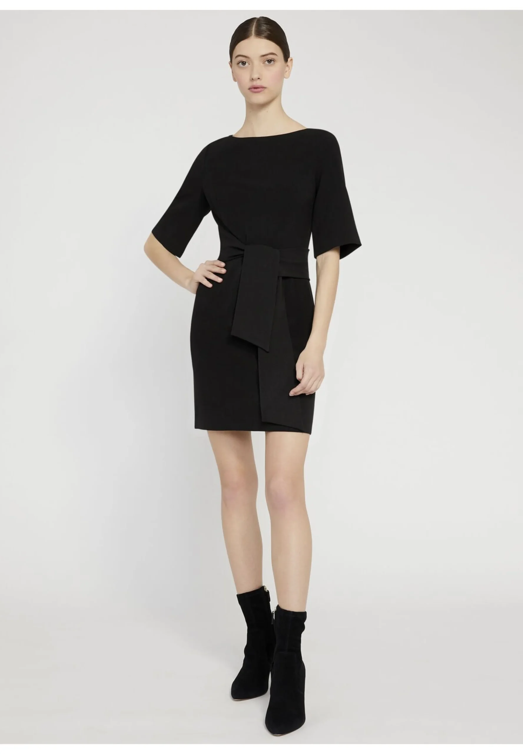 Alice and Olivia MINI|DRESSES*VIRGIL BOAT NK DRS W WRAP BELT