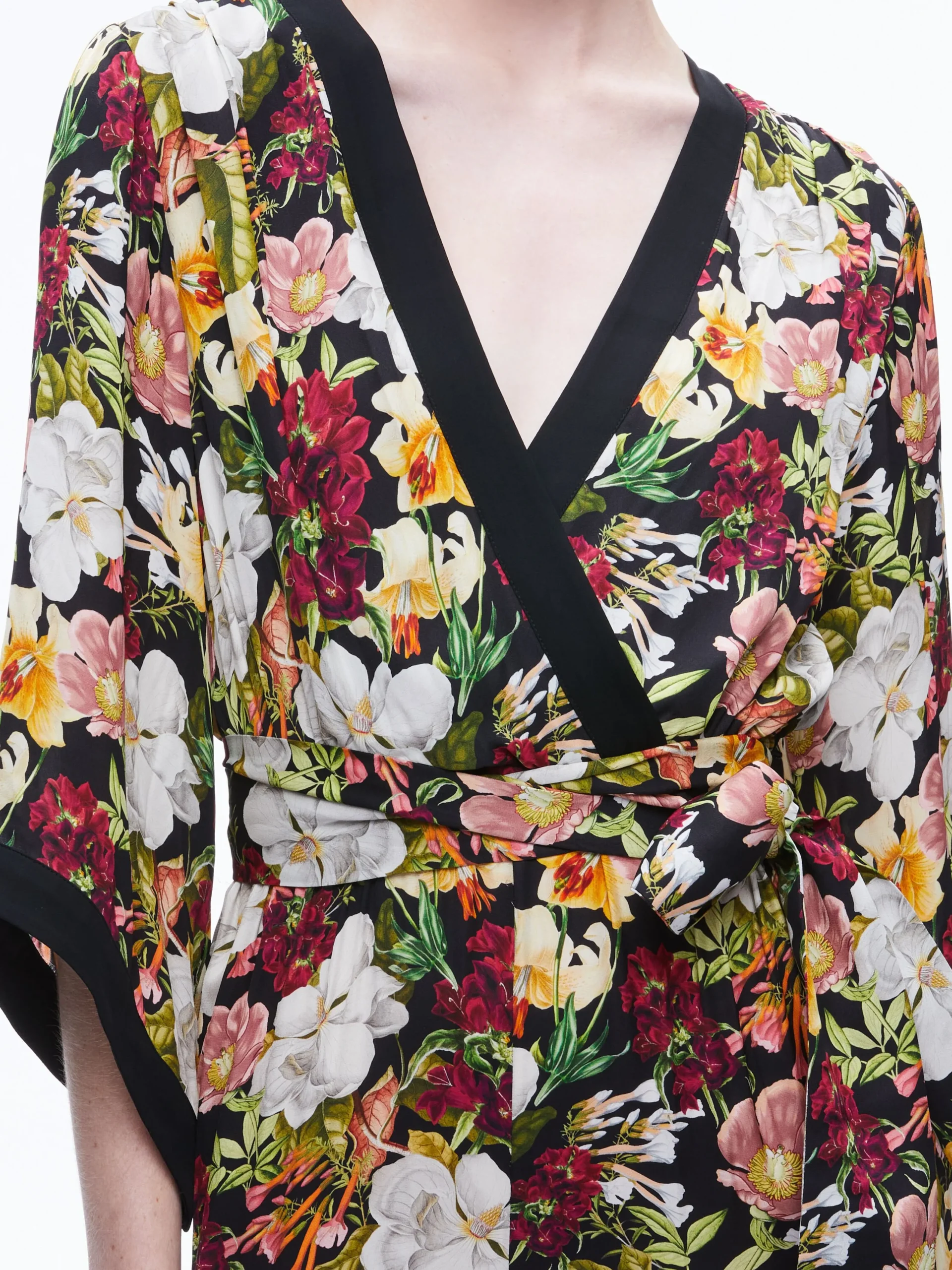 Alice and Olivia JUMPSUITS*WALDA WRAP FRONT JUMPSUIT