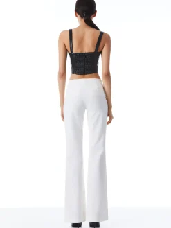 Alice and Olivia ESSENTIALS|THE WORKWEAR EDIT*WALKER SLIM FRONT SLIT PANTS