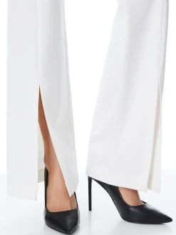 Alice and Olivia ESSENTIALS|THE WORKWEAR EDIT*WALKER SLIM FRONT SLIT PANTS