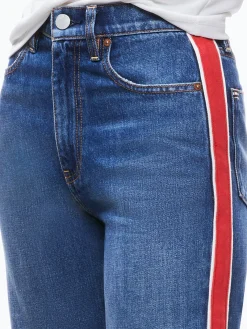 Alice and Olivia JEAN SHOP|JEANS*WEEZY SIDE STRIPE JEAN