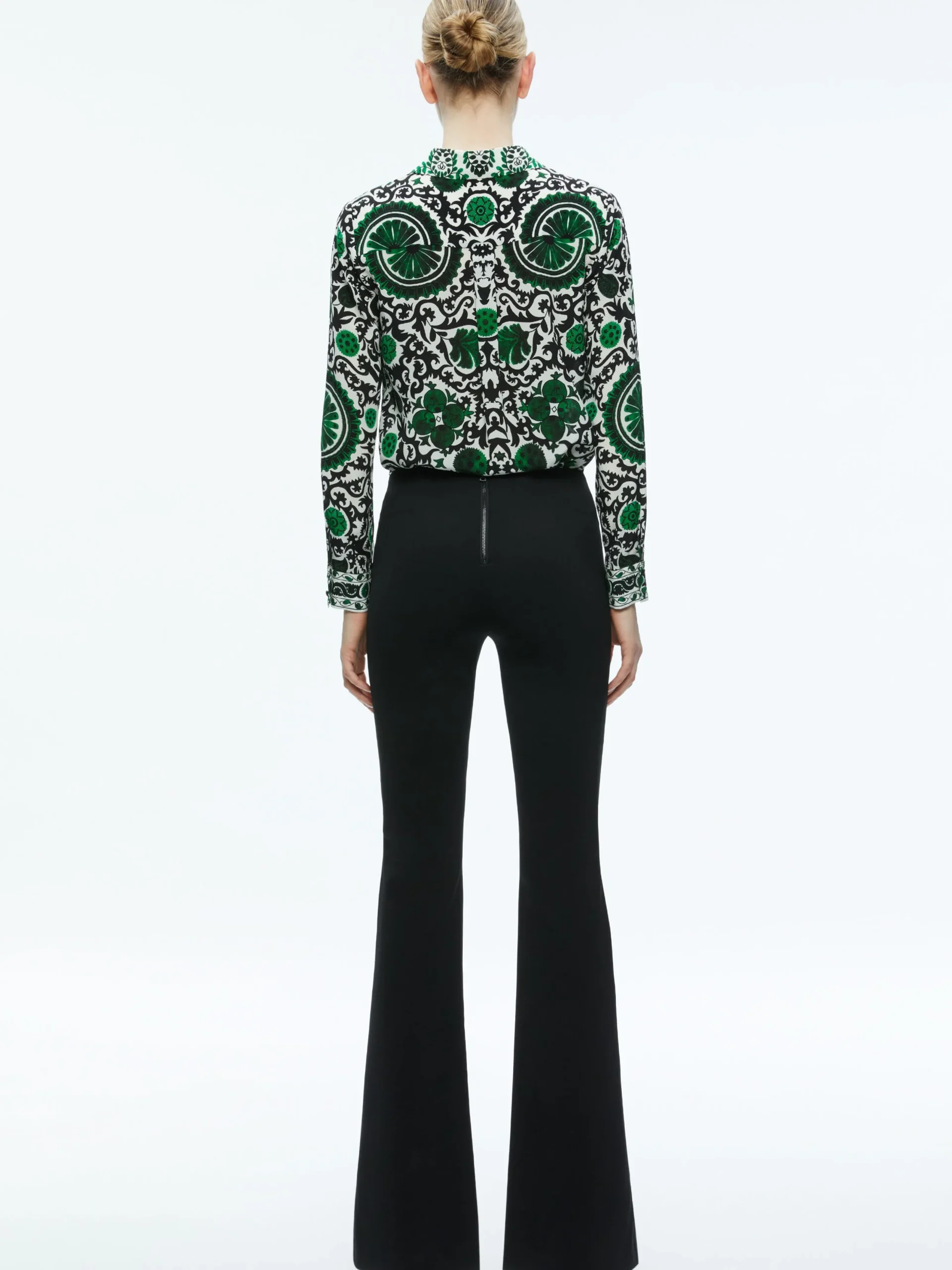 Alice and Olivia THE WORKWEAR EDIT|TOPS*WILLA PLACKET TOP