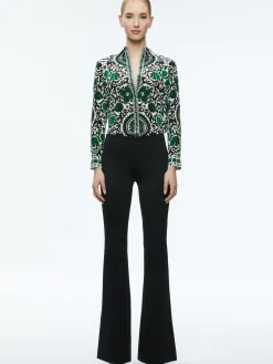 Alice and Olivia THE WORKWEAR EDIT|TOPS*WILLA PLACKET TOP