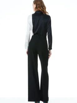 Alice and Olivia ESSENTIALS|THE WORKWEAR EDIT*WILLA PLACKET TOP