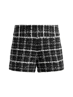 Alice and Olivia MATCHING SETS*YARDLEY CROPPED FRAY HEM JACKET + DONALD TWEED SHORT